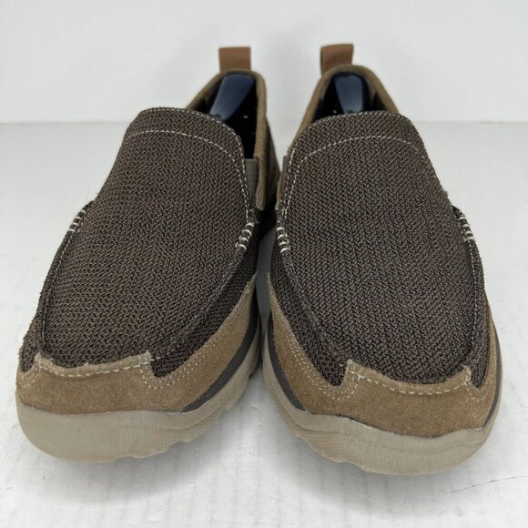Skechers Mens 64365 Brown Superior Milford Memory Foam Slip-On Size 9 Loafers - Picture 3 of 9
